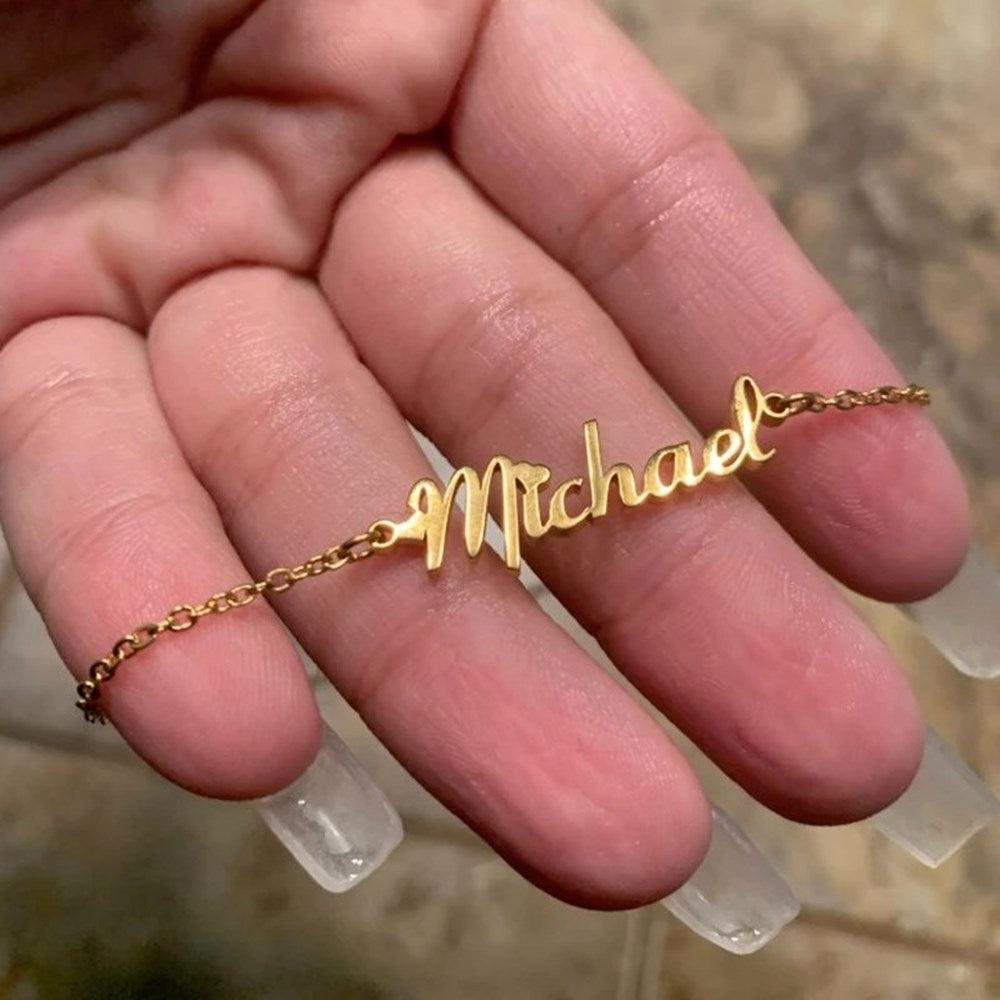 Custom Name Anklet - Paduche