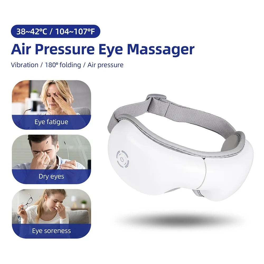 EyeFlow™ 3D Heated Eye Massager Paduche