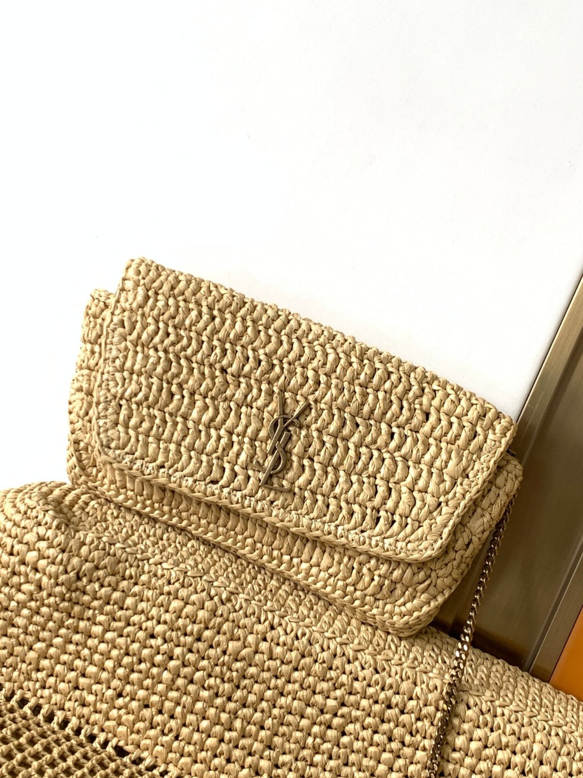 Paduche luxury raffia tote with mini shoulder bag, handmade for effortless summer style.